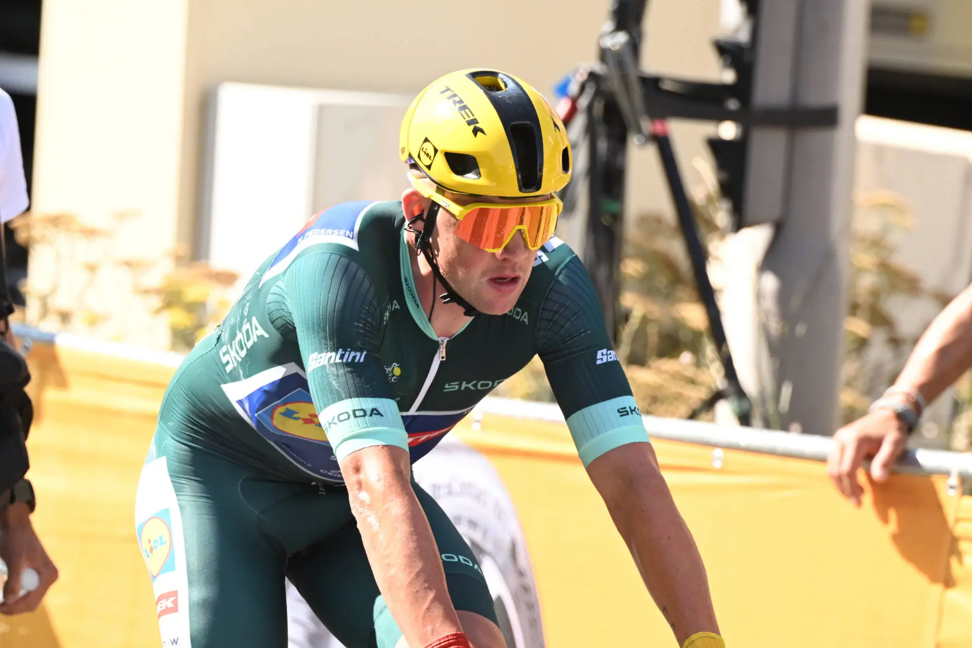 Mads Pedersen at the 2026 Tour de France