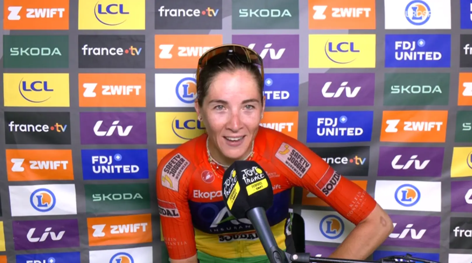 Kim Le Court interview after stage 6