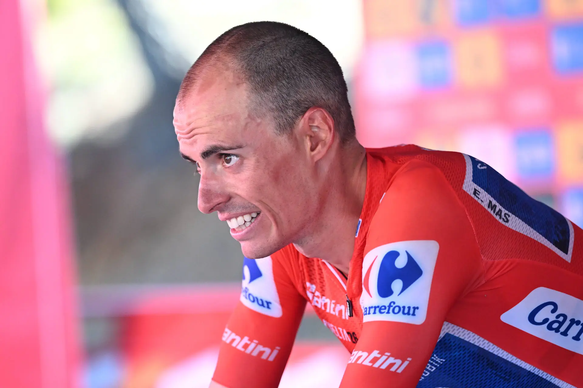 Enric Mas on Stage 19 of the 2026 Vuelta a Espana