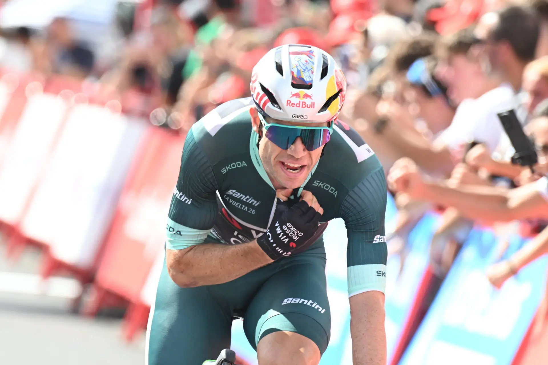 Wout van Aert at the 2026 Vuelta a Espana
