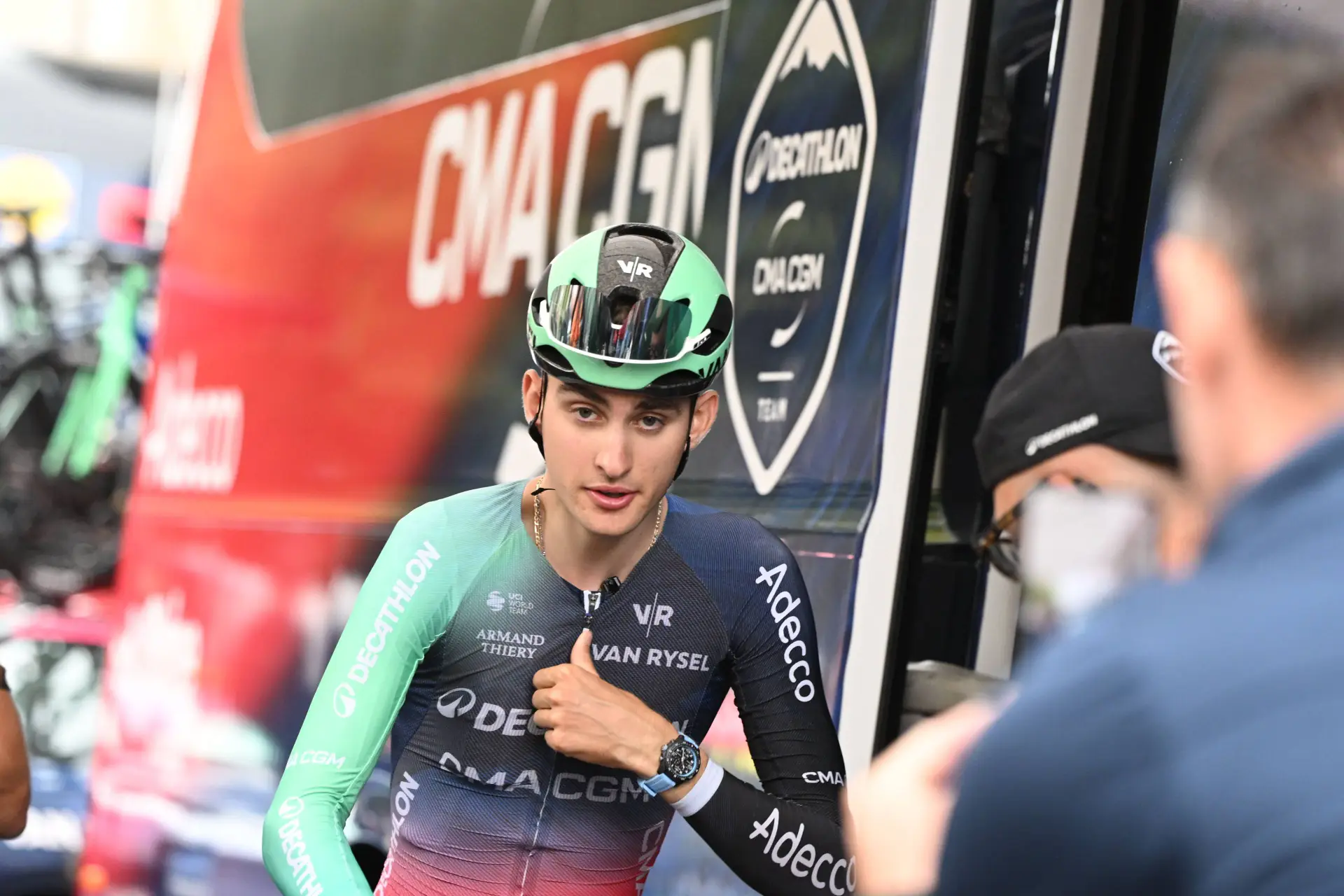 Paul Seixas ahead of Il Lombardia 2026