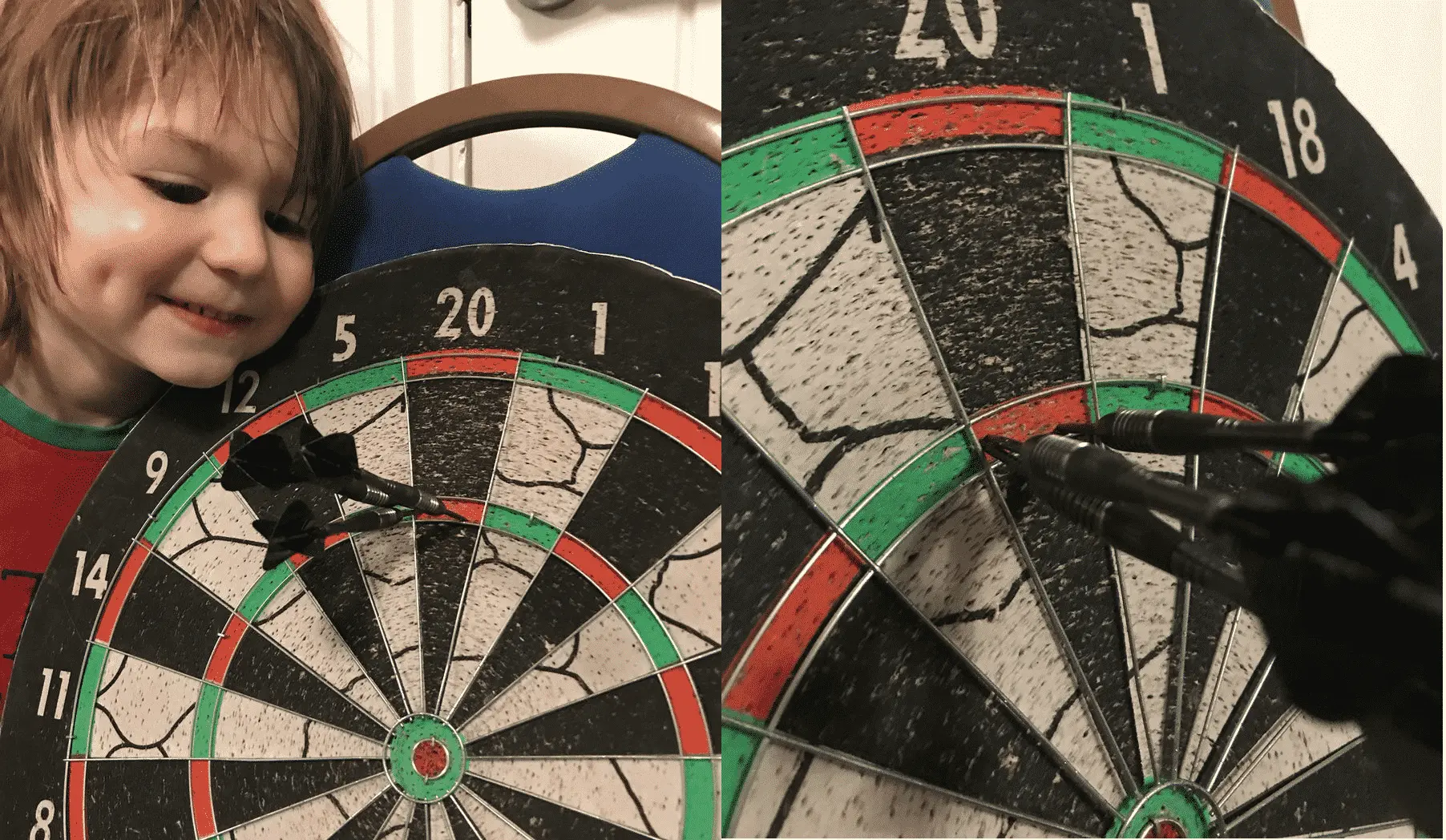 Gary Anderson's zoon gooit zijn eerste 180-er op 3-jarige leeftijd