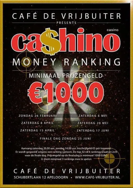 Cashino money ranking vrijbuiter