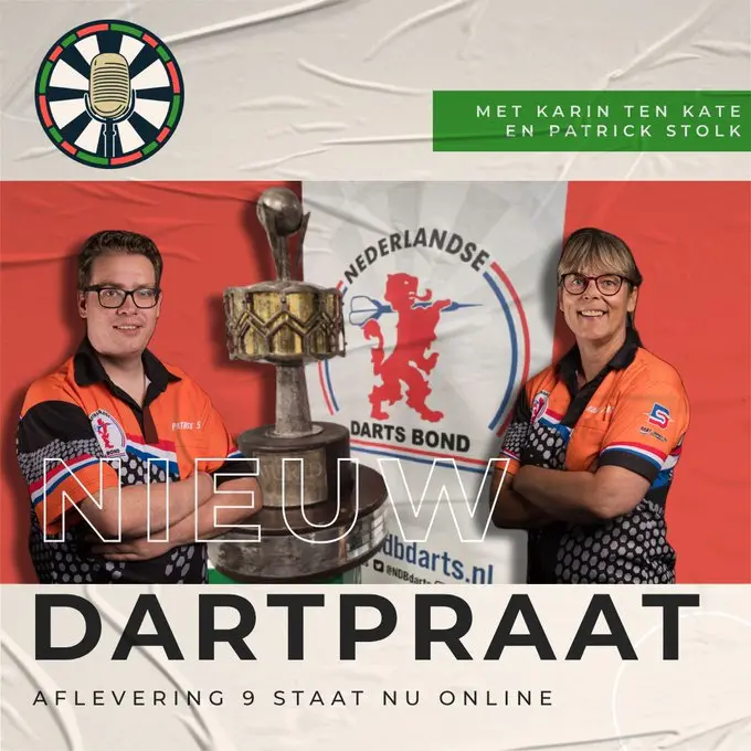 Podcast Dartpraat met NDB teammanager Patrick Stolk & bondscoach Karin ten Kate