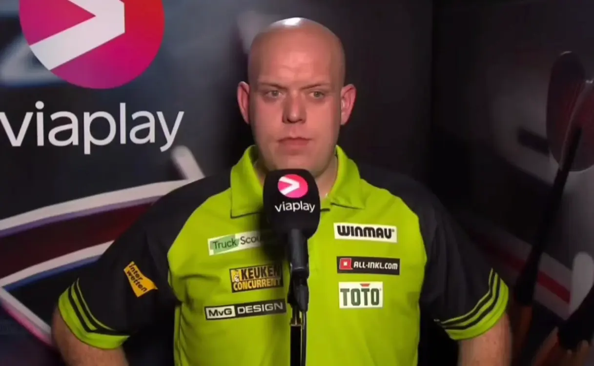 Michael van Gerwen niet blij met issues backstage voorafgaand aan duel met Gian van Veen
