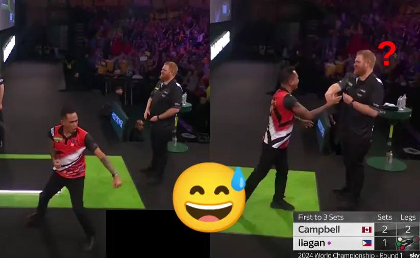 Deze actie van Lourence Ilagan zorgt voor ongemakkelijk moment met Matt Campbell