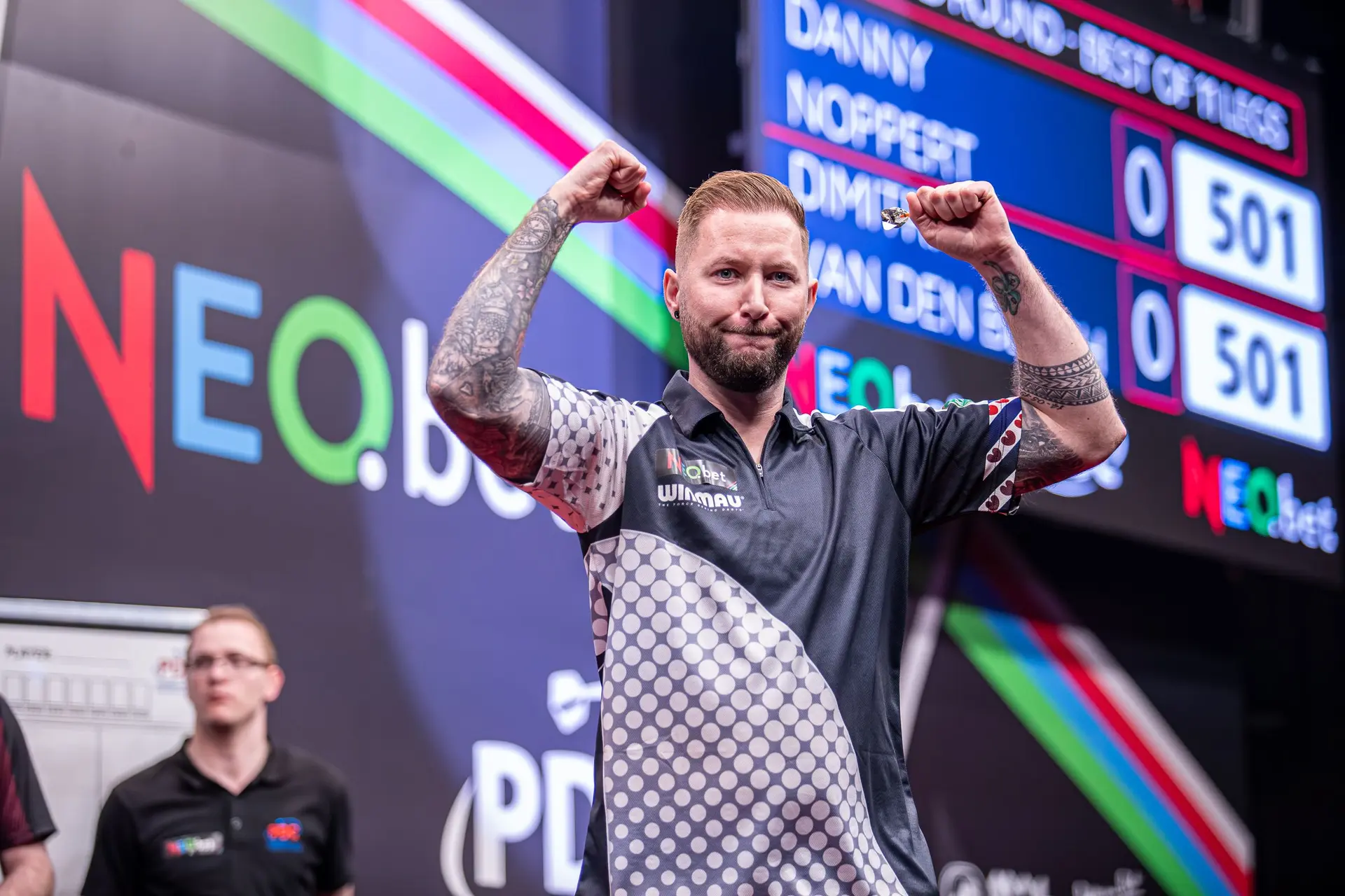 Danny Noppert na nipte overwinning op Jermaine Wattimena: "Het publiek wilt spanning zien en dat hebben ze gekregen."