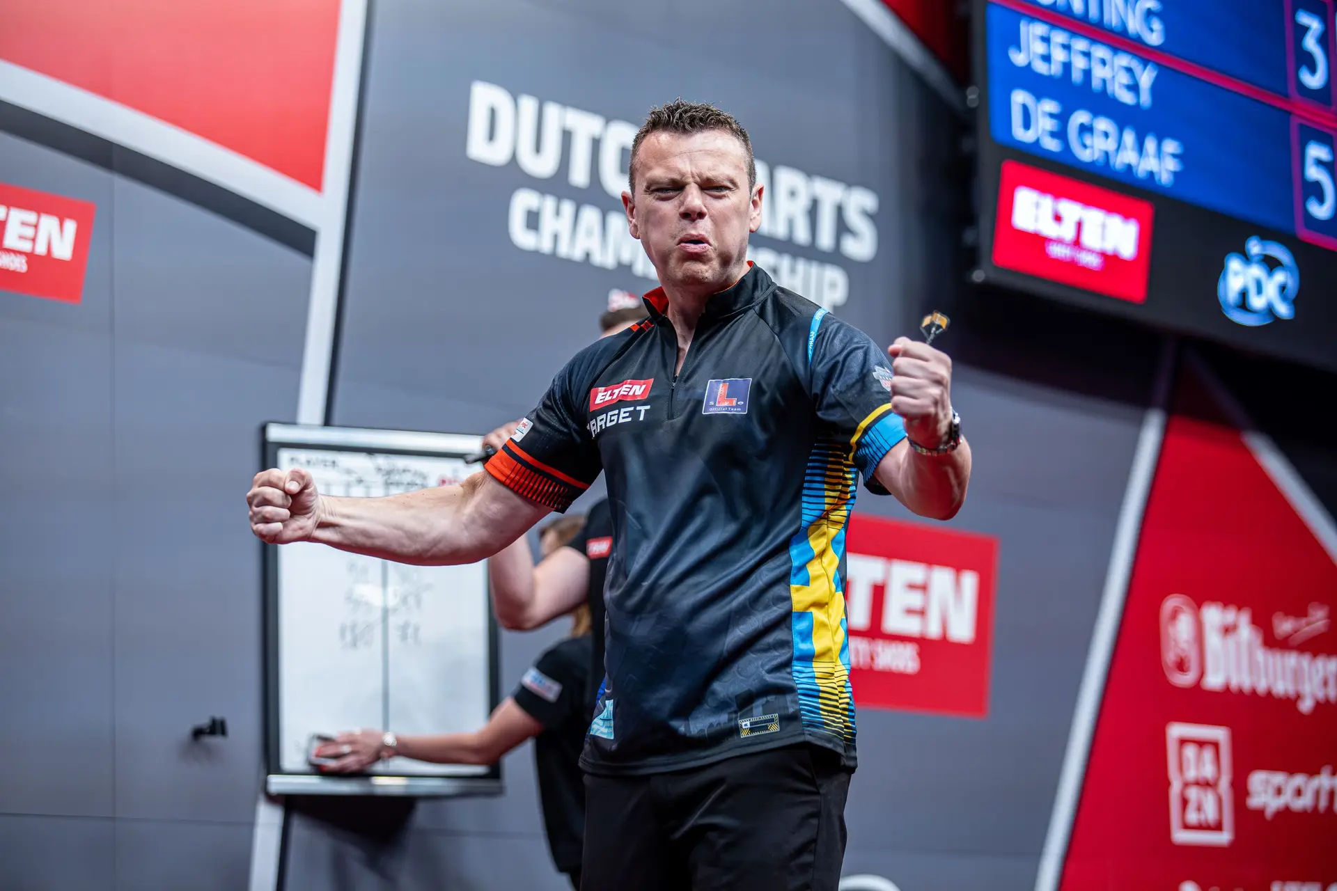 Jeffrey de Graaf bereikt halve finale Players Championship 19 na knappe zege op Wessel Nijman
