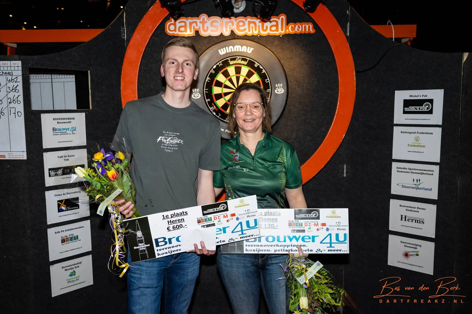 Wessel Nijman en Adriana van Wijgerden-Vermaat pakken titels Open Steenwijkerland 2025