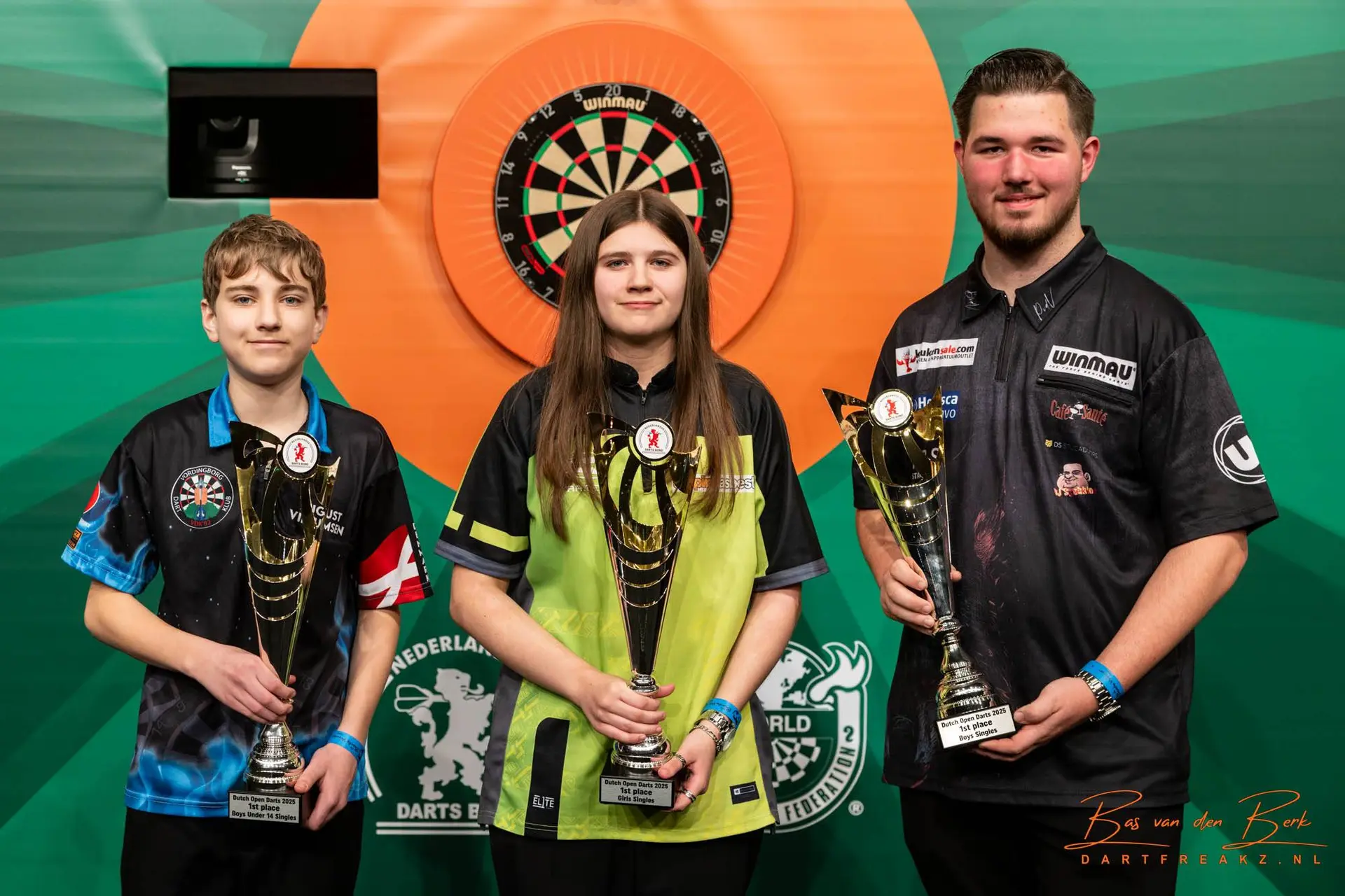 Van der Velden, Villumsen en Pauling pakken jeugdtitels Dutch Open 2025