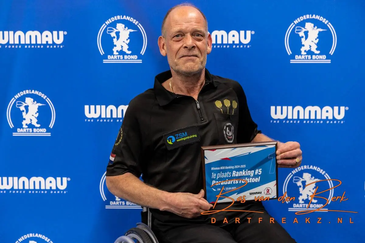 Update NDB Rankings Paradarts: Van den Hengel, Bakker en Verstraaten houden kopposities vast