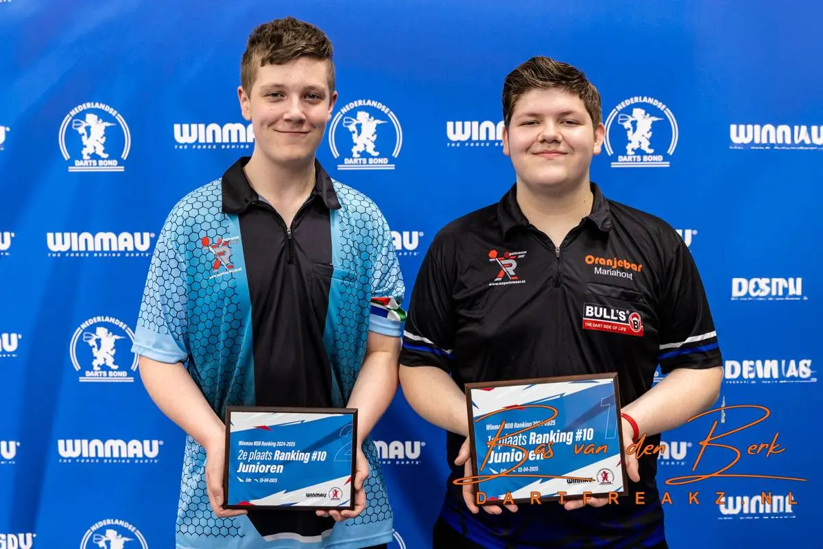 Laatste reguliere Winmau NDB Jeugdranking: Sneeboer, Krug en Steinbach sluiten seizoen winnend af in Ede