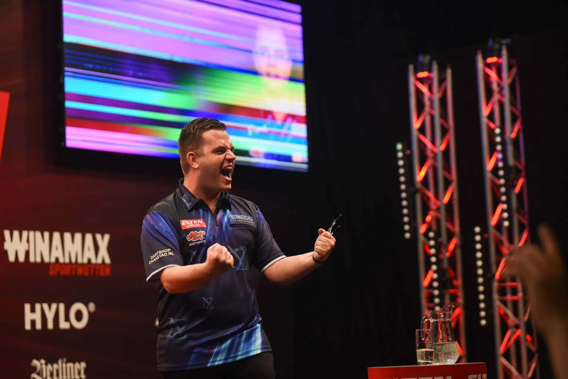 Zonneveld en Nijman na solide overwinningen naar ronde twee German Darts Championship, Plaisier en De Graaf uitgeschakeld