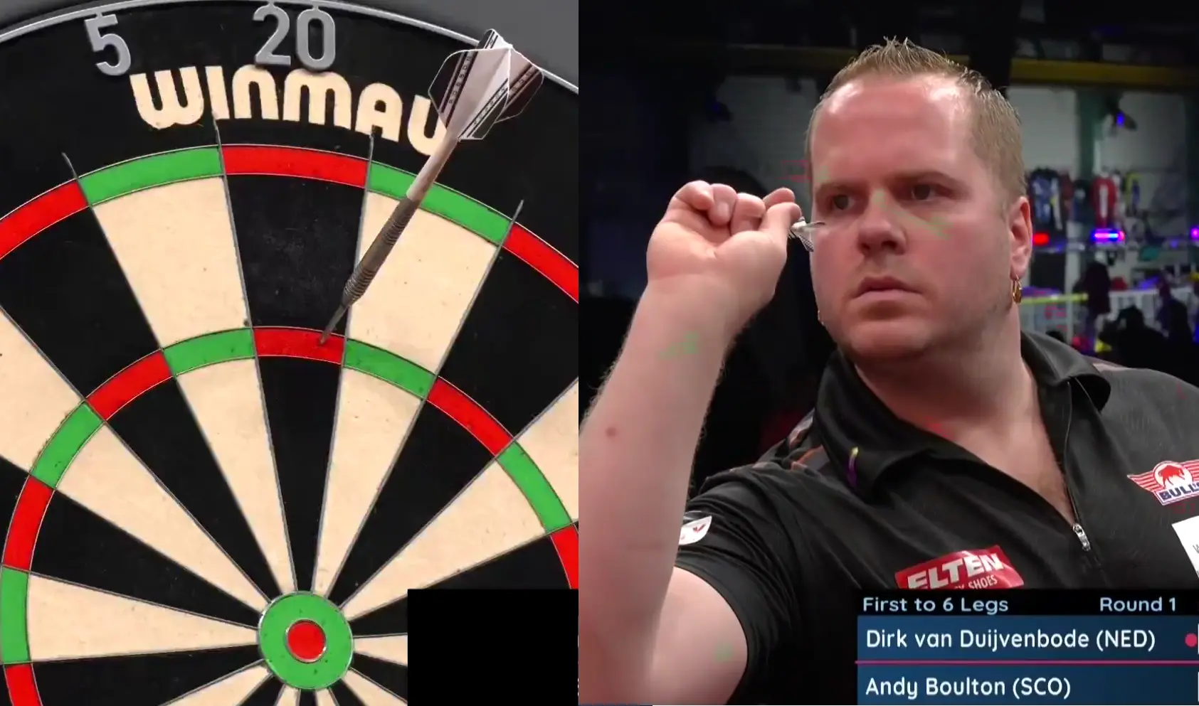Niet de 9-darter van Van Gerwen of de 170-finish van Littler maar deze checkout was de mooiste