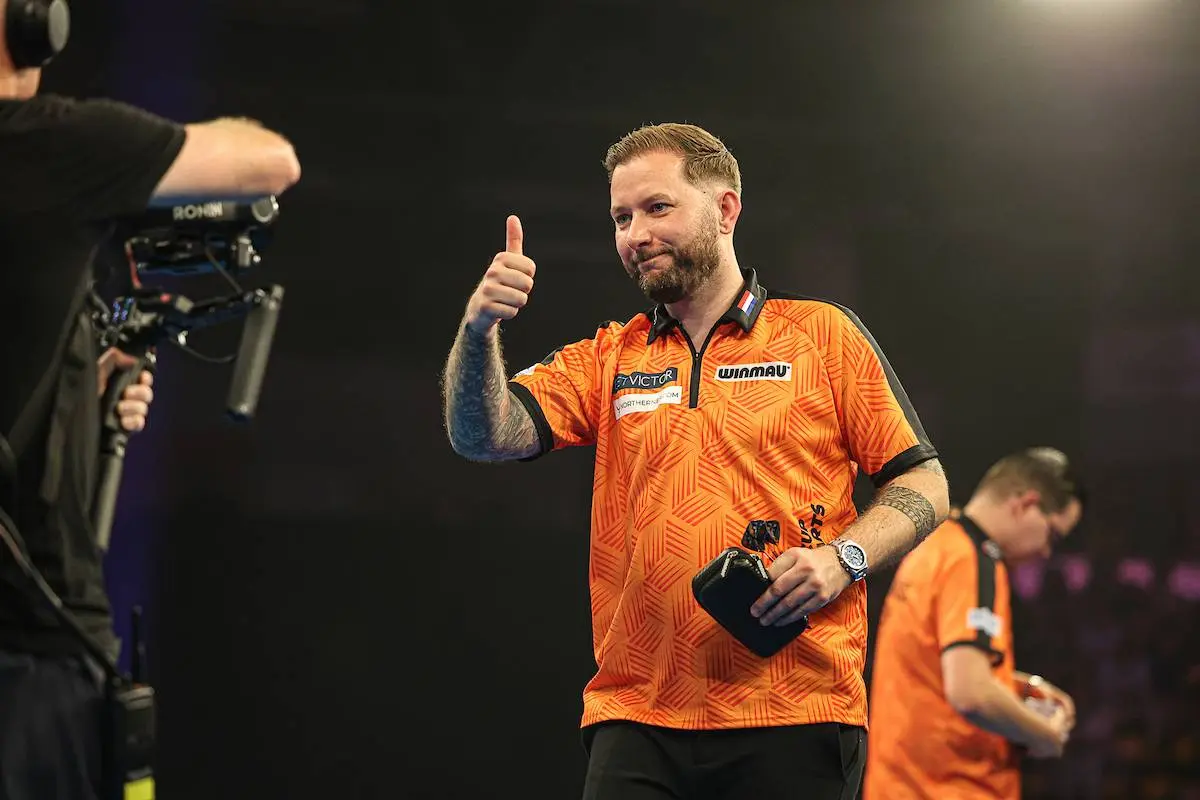 Programma met uitzendschema "Spannende tweede ronde van de BetVictor PDC World Cup of Darts: Nederland loodzware opdracht"