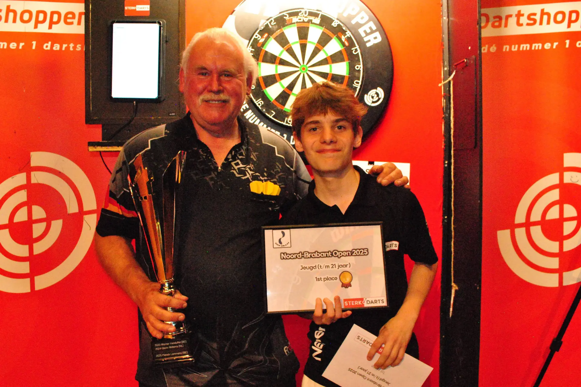 Noord-Brabant Open 2025: Sijbrands wint jeugd, Lemmens beste G-darter