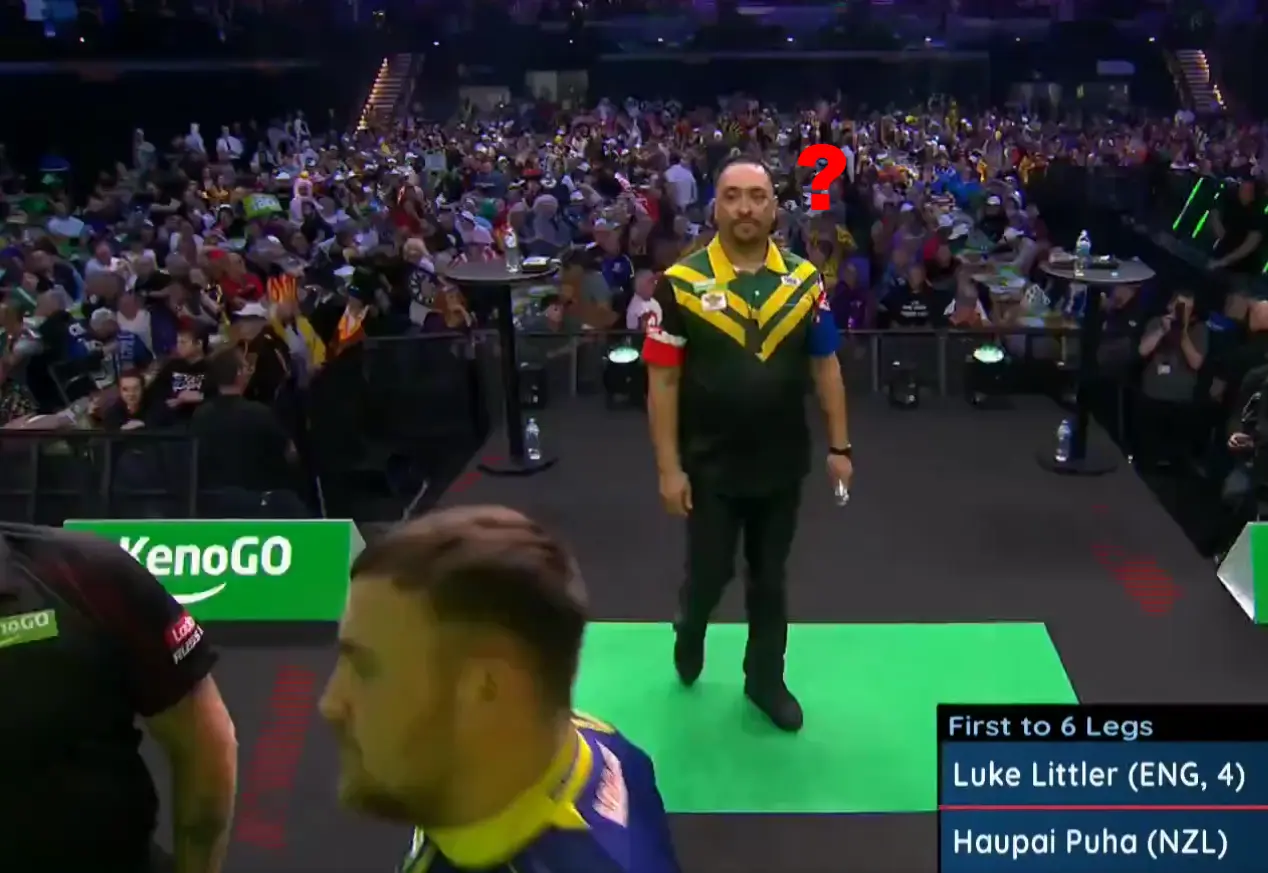 Luke Littler ontvangt kritiek vanwege deze 'arrogante' actie op Australian Darts Masters
