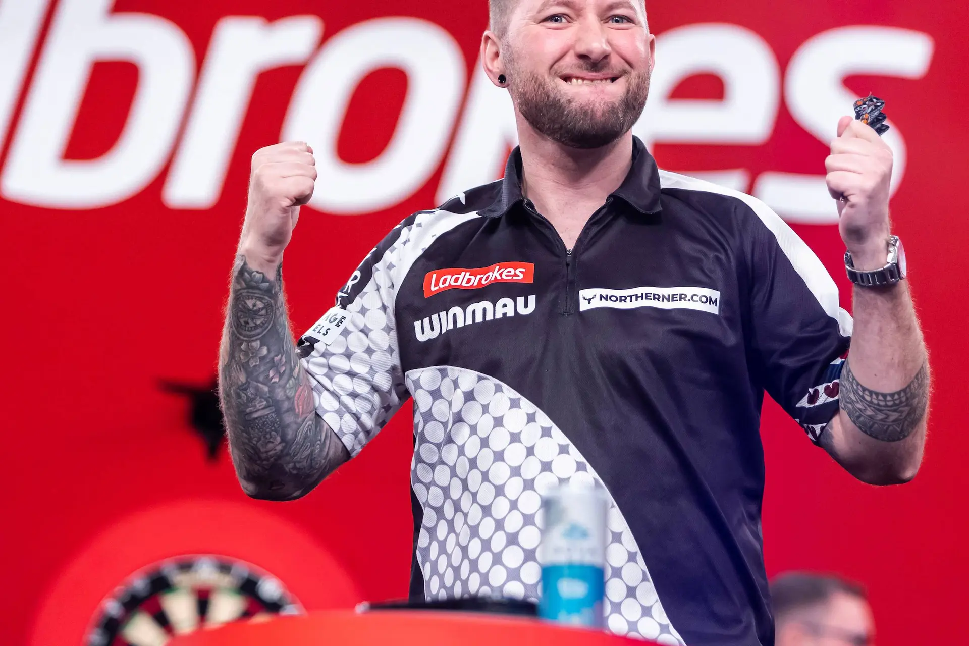 Danny Noppert blinkt uit in openingssessie Players Championship Finals, De Decker en Doets uitgeschakeld