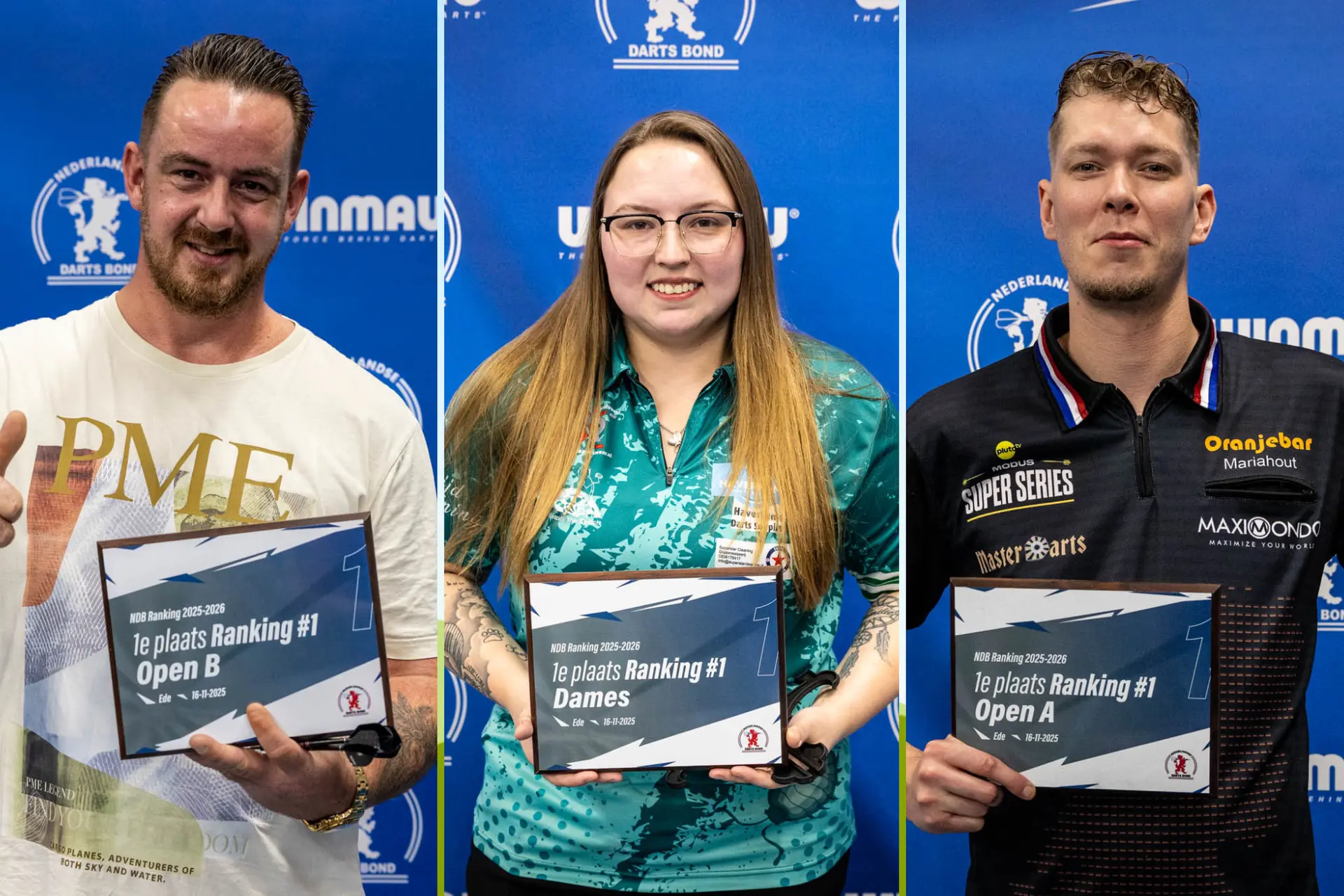NDB Ranking 1 Ede: Van Schie, Kolen en Steenbergen openen seizoen 2025/2026 met titel