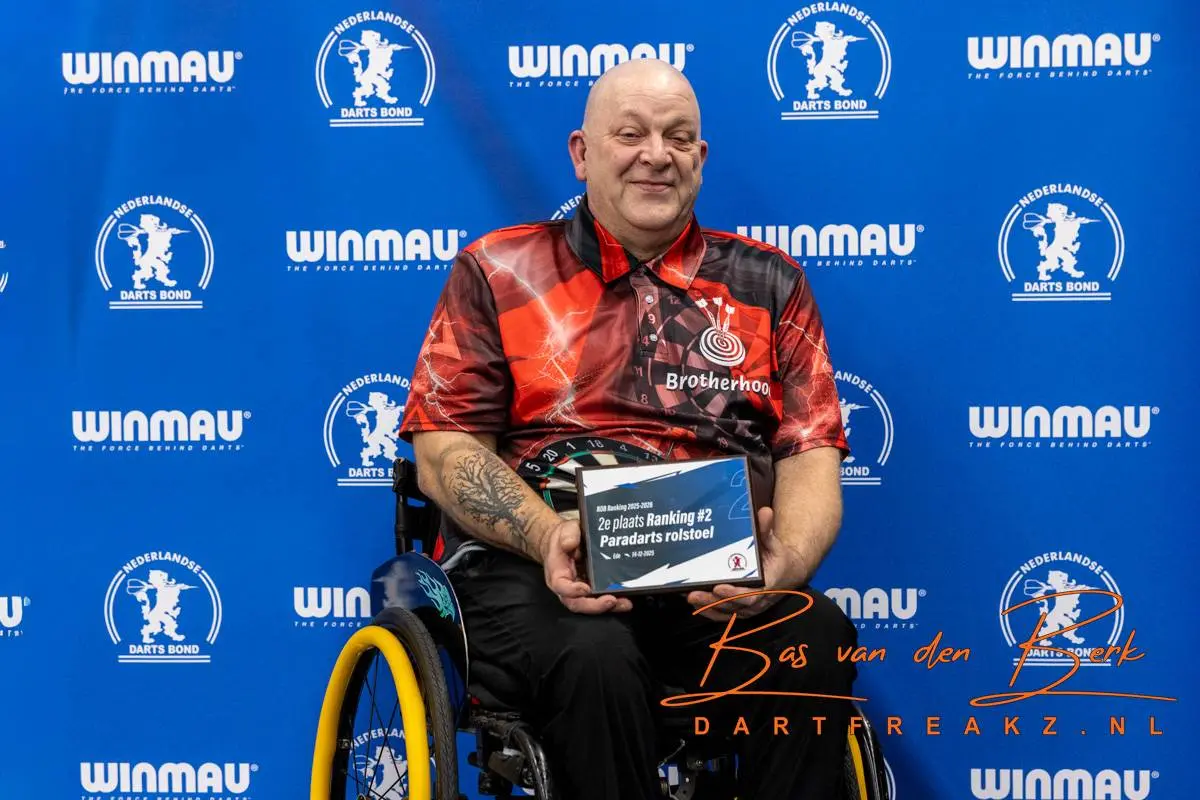 Tweede Winmau NDB Paradarts Ranking in Ede levert mooie winnaars op