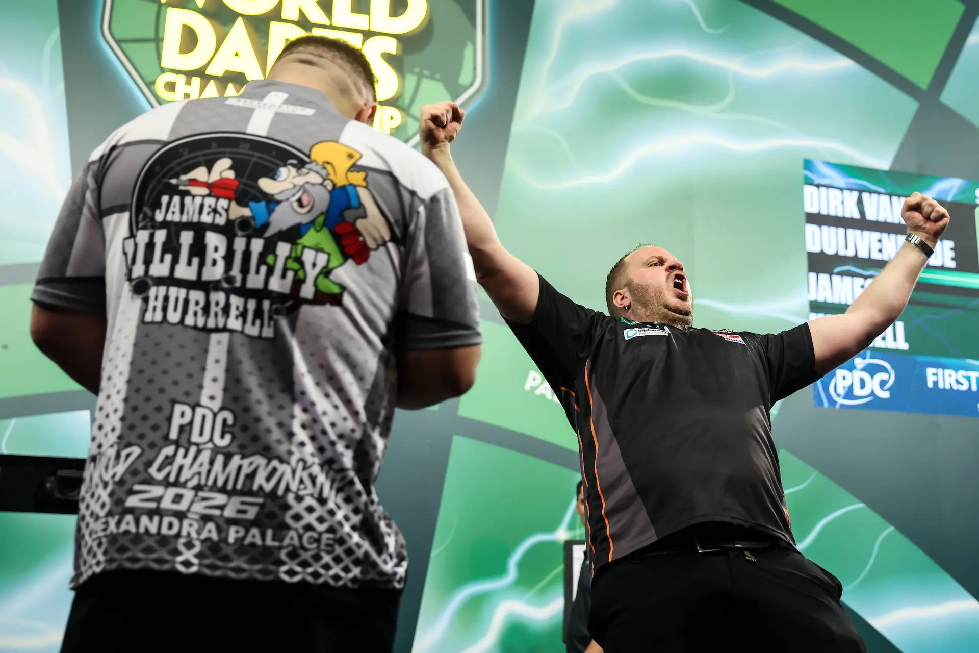 Shock in Ally Pally: Van Duijvenbode verliest na beslissende set van Hurrell