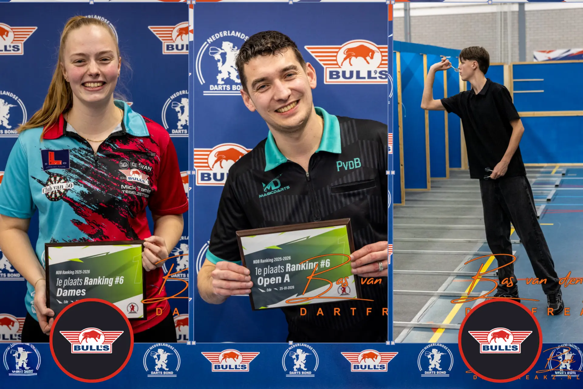 Van den Boogaard pakt eerste NDB-titel in Open, Rietbergen wint bij de dames tijdens Ranking 6