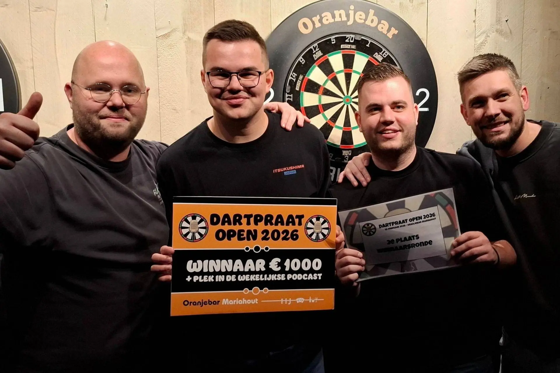 Gian van Veen prolongeert titel bij Dartpraat Open 2026 na finalezege op Zonneveld