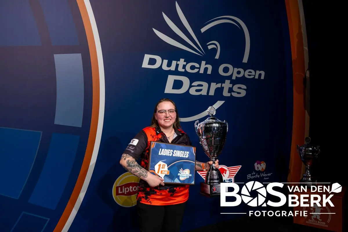 Priscilla Steenbergen wint single titel dames Dutch Open 2026, Rachna David is runner-up