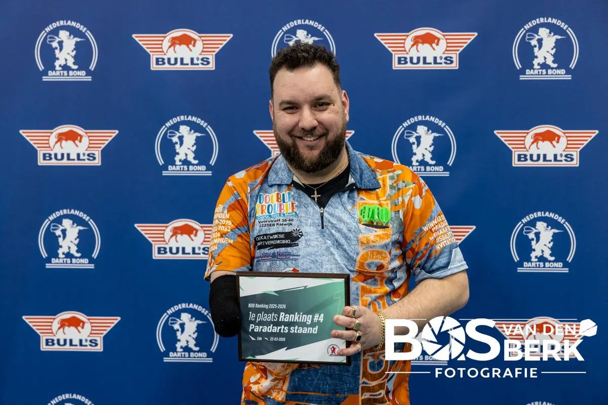 Update NDB Rankings Paradarts: Van Velzen nieuwe koploper staande categorie