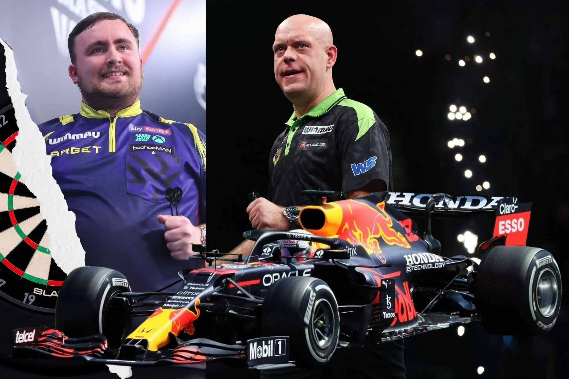 Michael van Gerwen en Luke Littler sluiten Formule 1-weekend Silverstone af met bijzonder dartsevenement