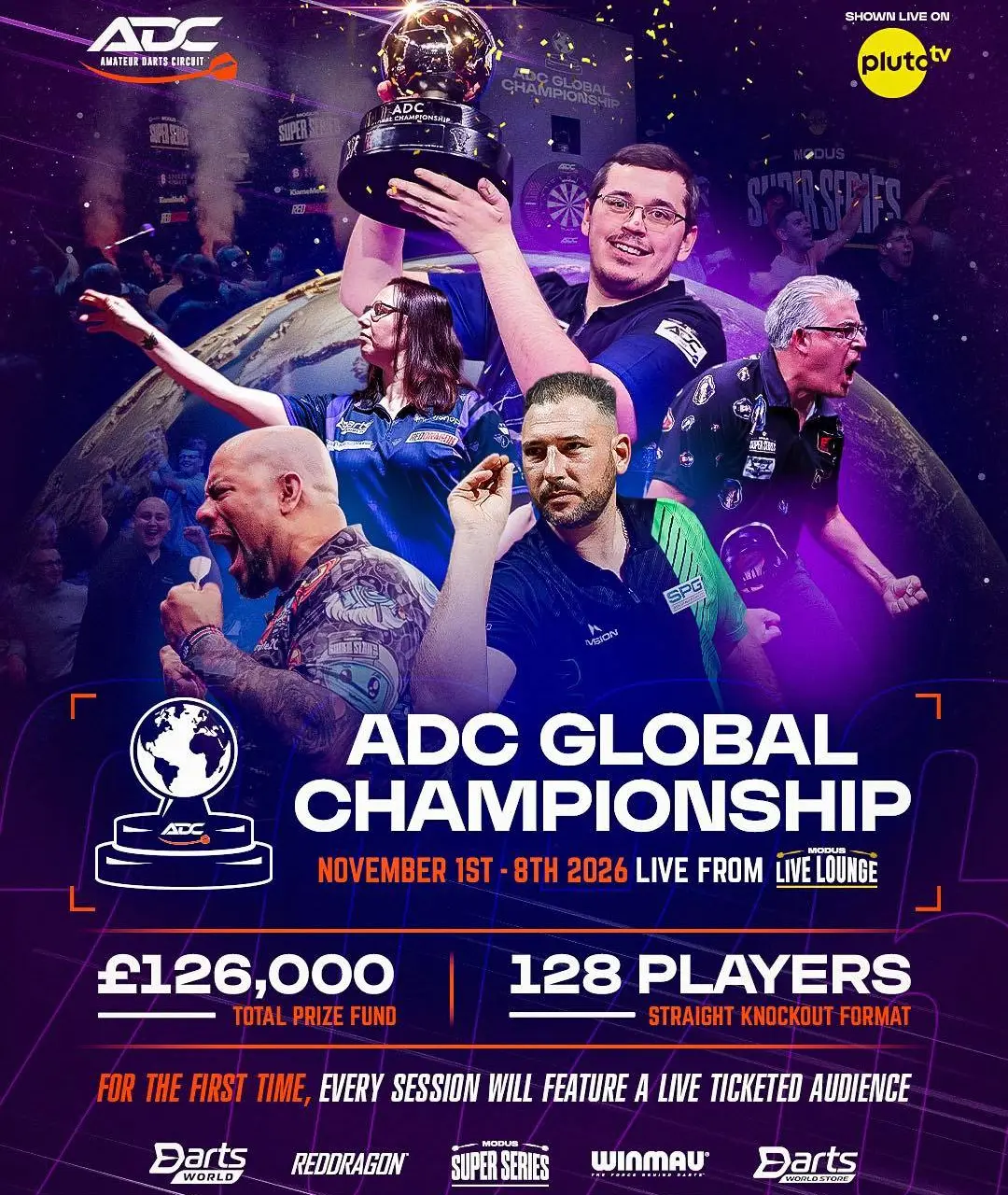 ADC Global Championship gooit format om: 128 spelers strijden in Portsmouth om £126.000