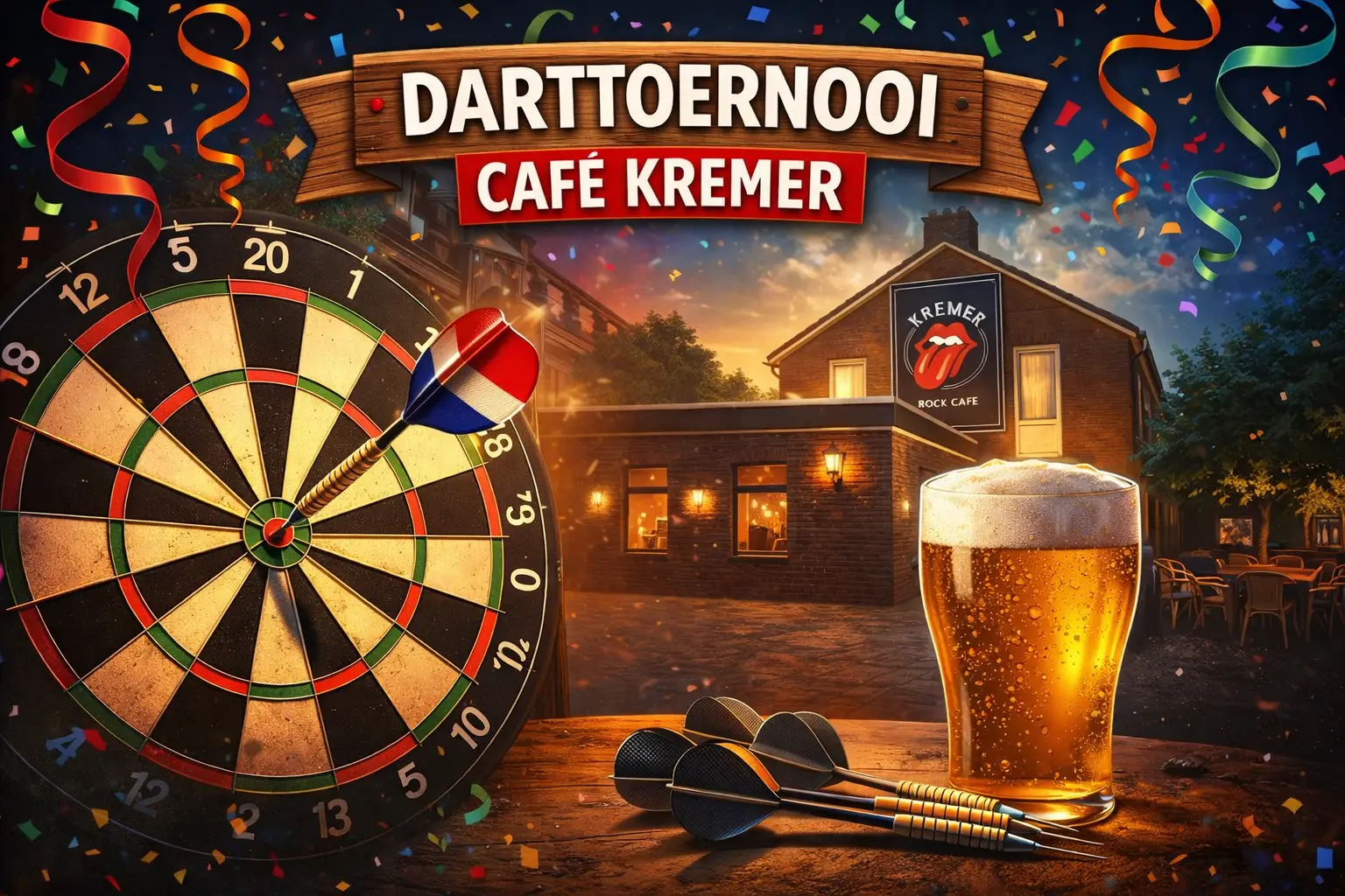 Sander Koninenbelt wint zesde voorronde van de Krembassy in café Kremer