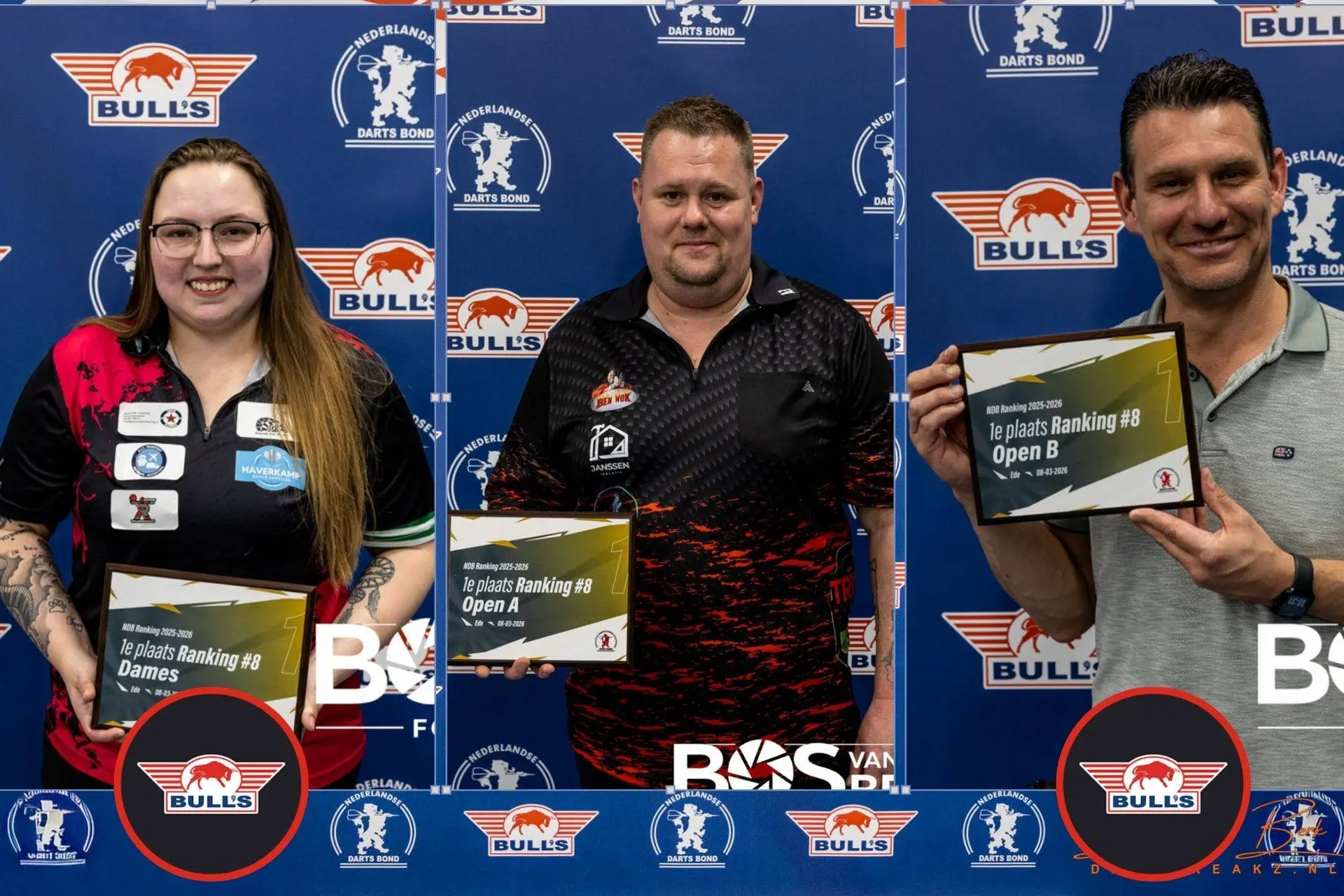 NDB Ranking 8: Roosenbrand grijpt titel in Open A, Steenbergen sluit dag opnieuw als winnares af