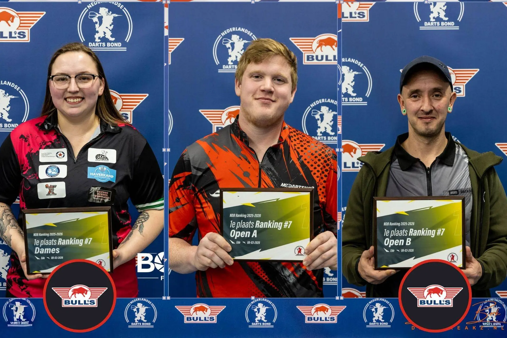 NDB Ranking 7: Van Trijp pakt titel in Open A, Steenbergen slaat opnieuw toe bij de dames