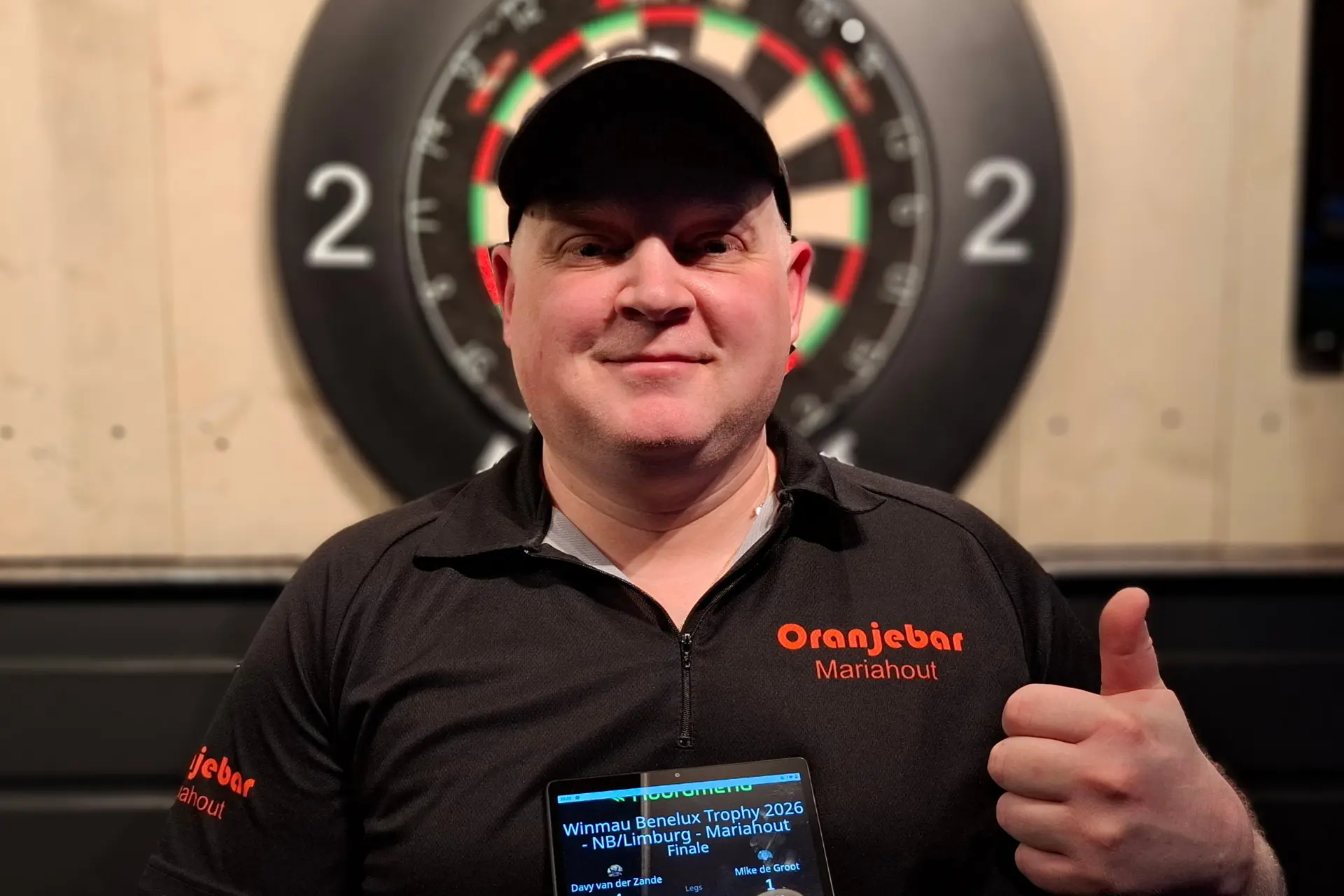 3e Pub Qualifier bij de Oranjebar ook gewonnen door Davy van der Zande