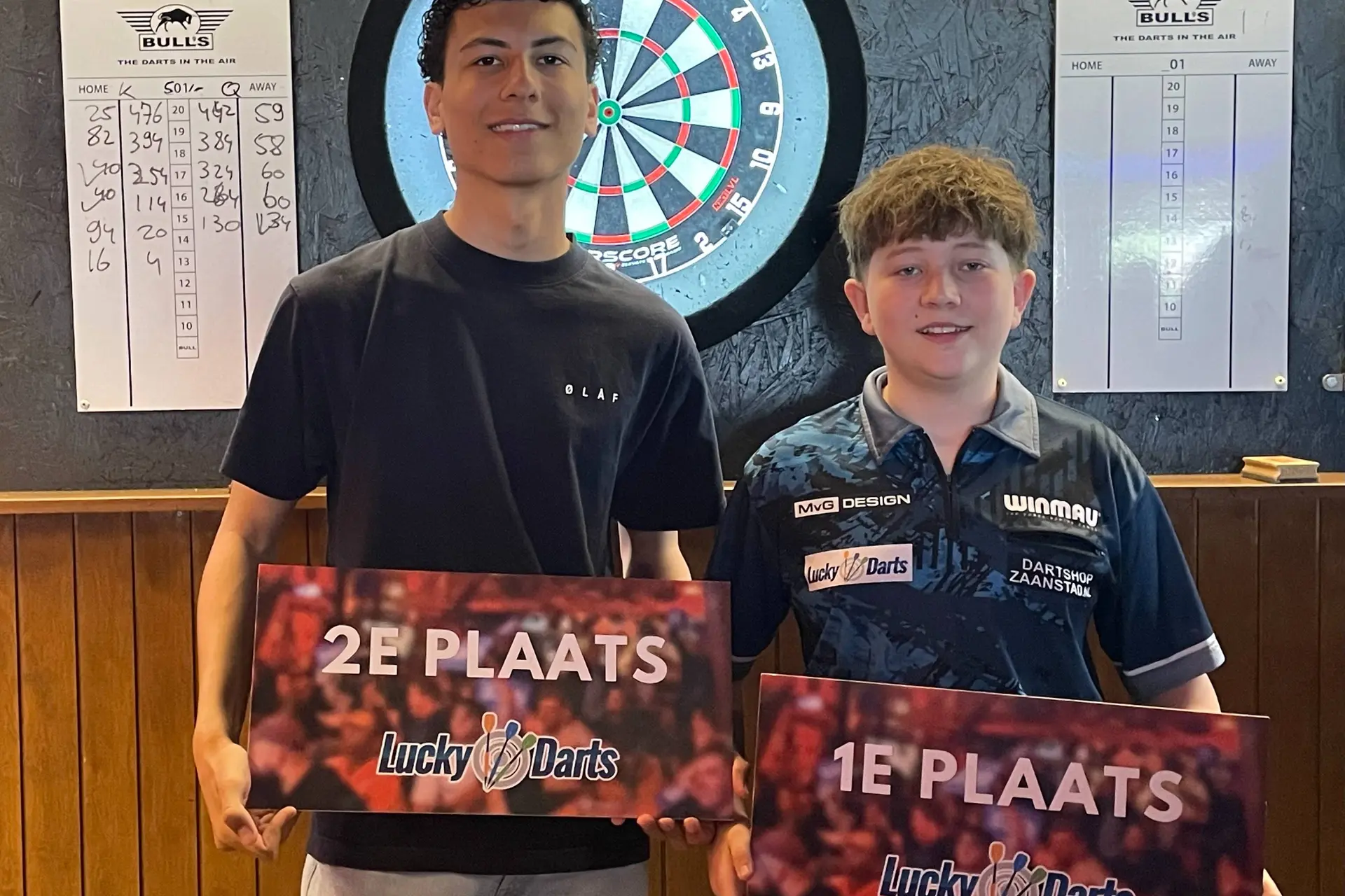 Quinn Sneeboer verslaat Kai Burger in finale van Jeugd Luckydarts Masters kwalificatie in Den Helder