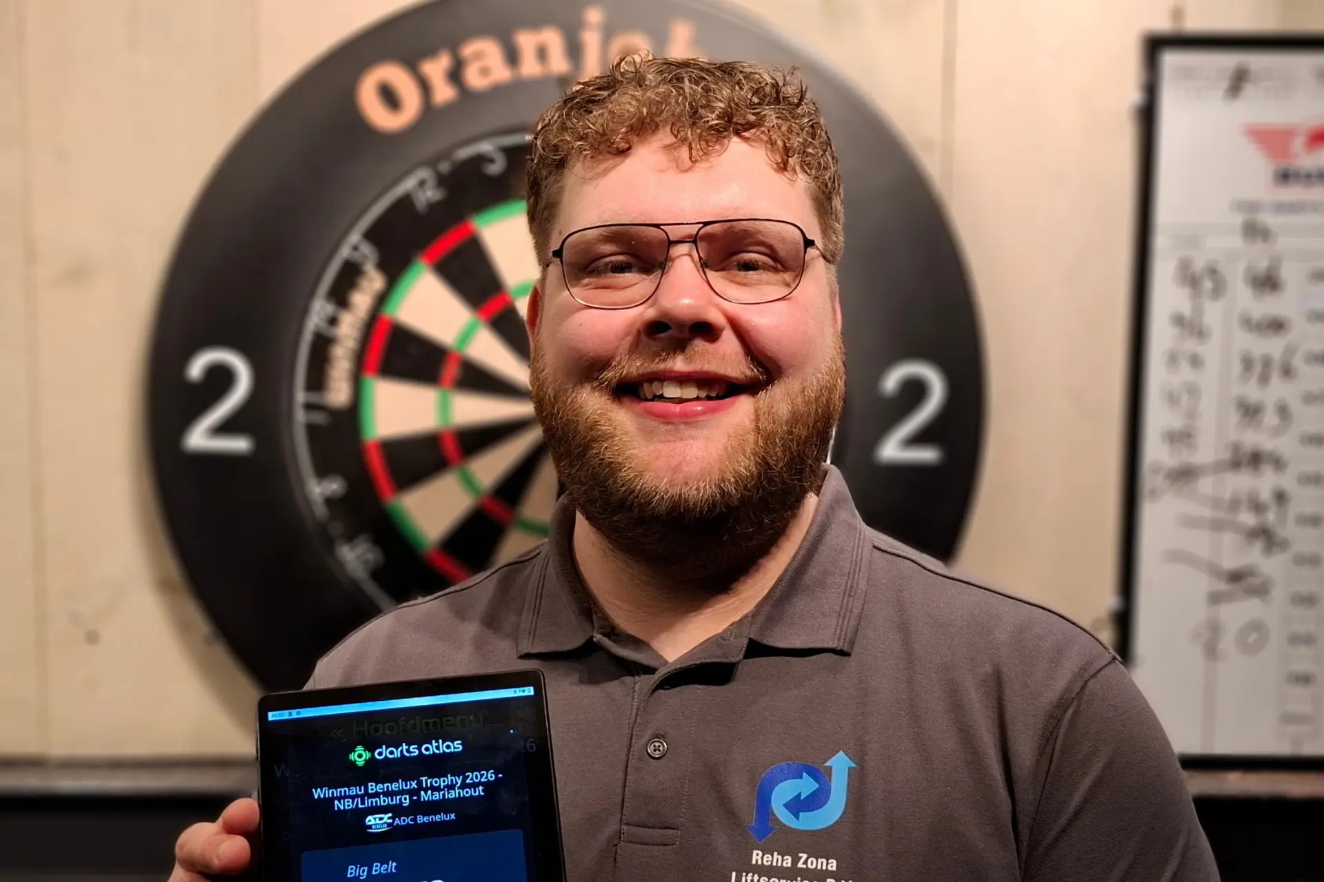 5e Pub Qualifier bij de Oranjebar voor de ADC Winmau Benelux Trophy gewonnen door Remco Riem