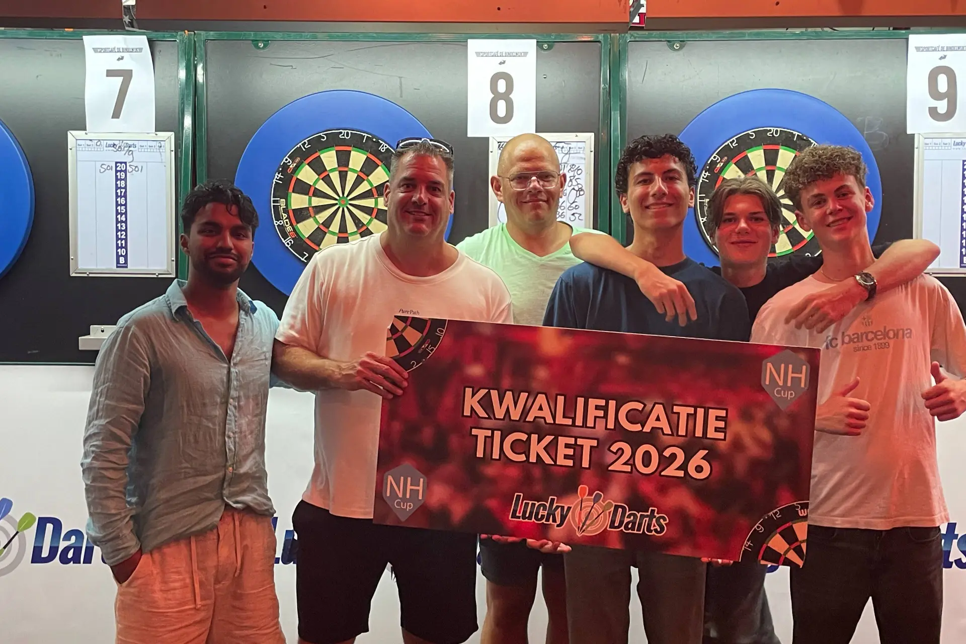 Wesley van der Bent en Kai Burger geplaatst voor NH Cup 2026 na winst in Ranking 8, zes spelers geplaatst via klassement