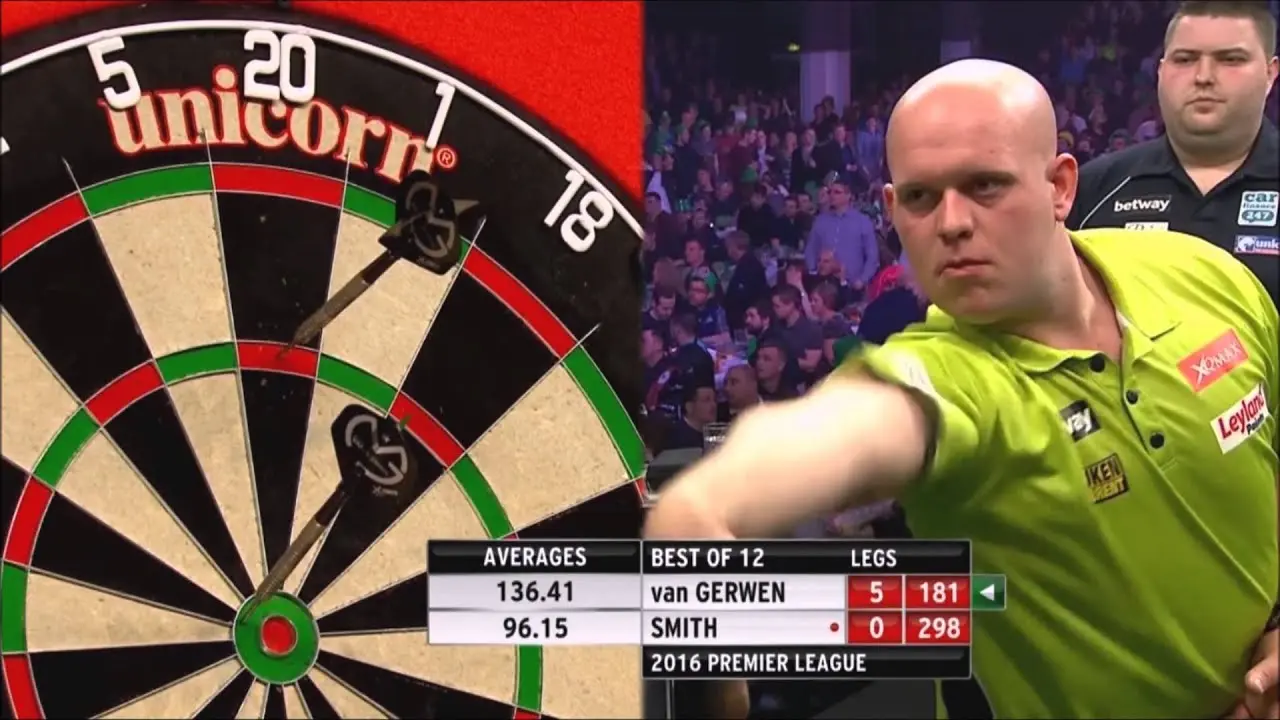 THROWBACK VIDEO: Van Gerwen hits incredible record average during 2016 Premier League