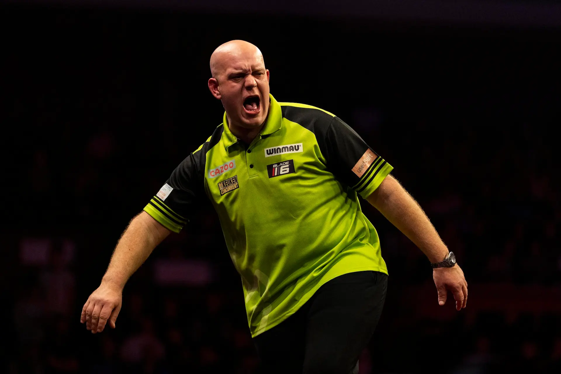 Van Gerwen seals first ProTour title of the season at Players Championship 8 denying Schindler on home soil