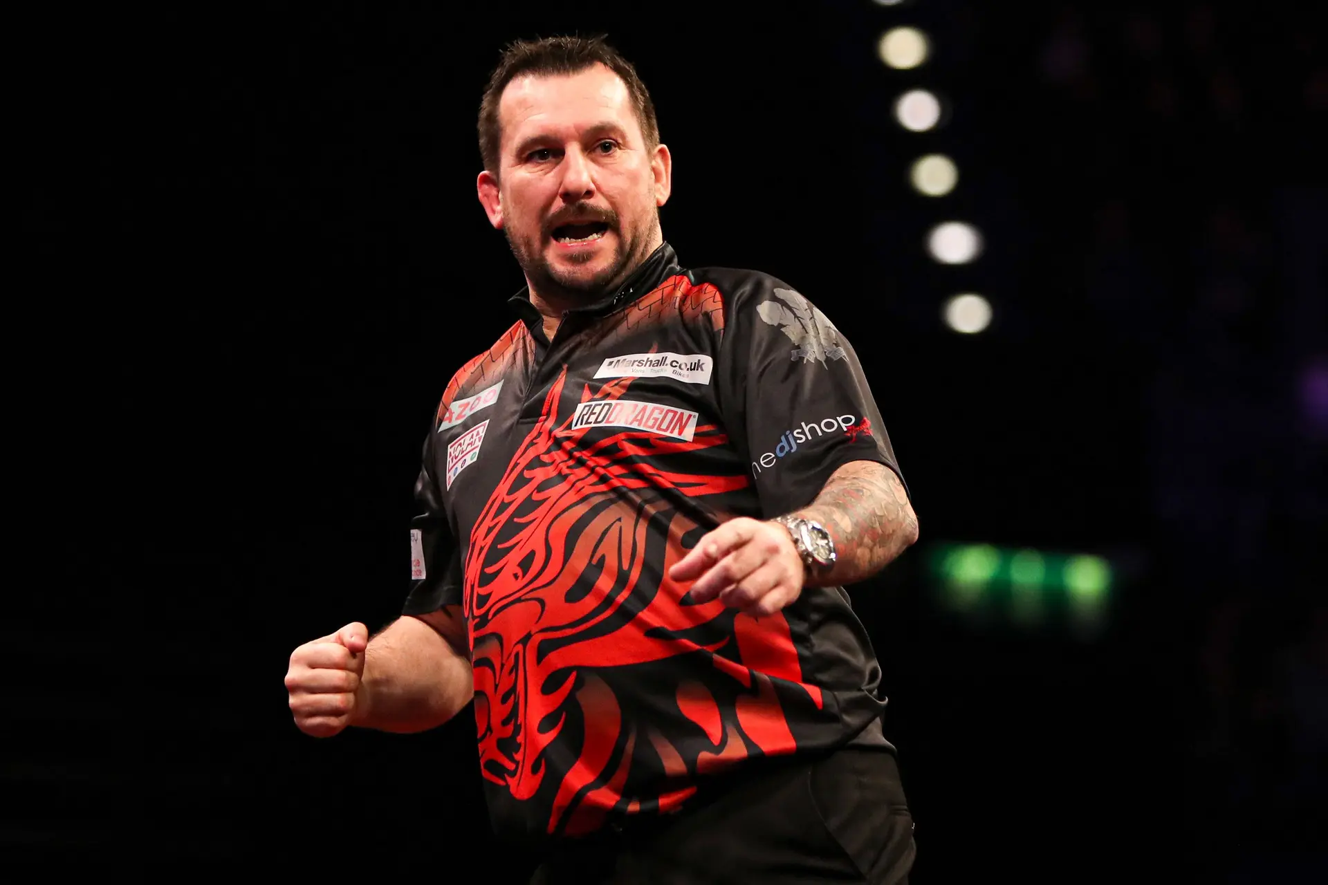 Clinical Clayton breezes past Wade with 111 average to seal Week Eight of Premier League Darts in Birmingham