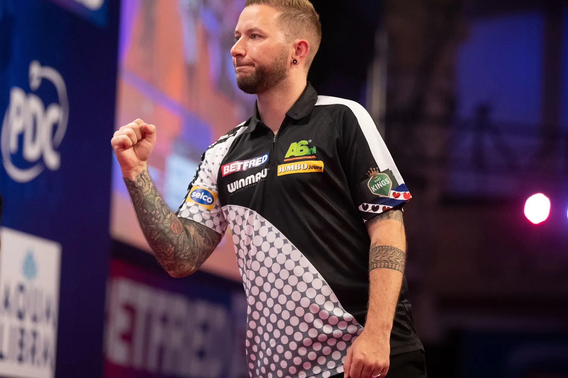 Noppert on superb blind 180 in Gurney win: "He did it the game before so I thought why not?"