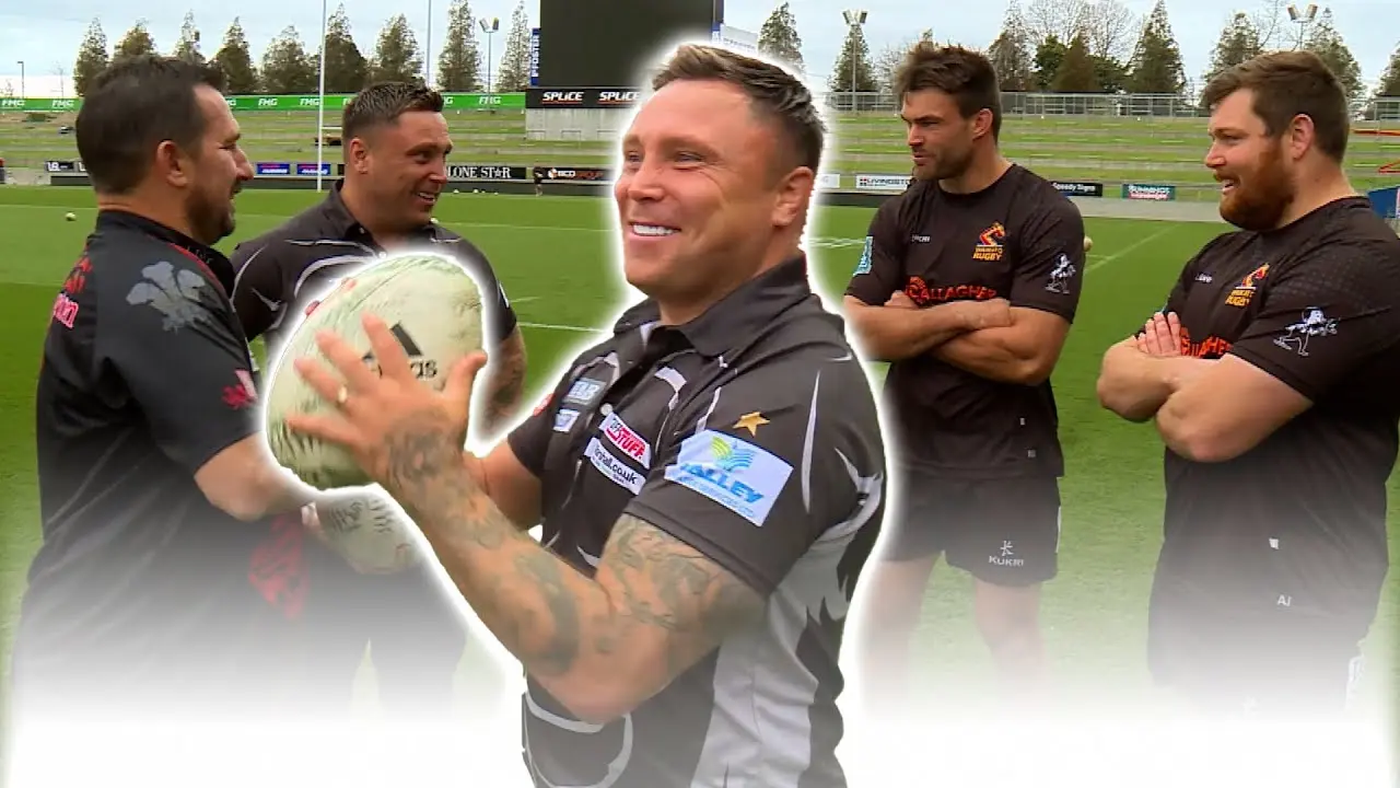 VIDEO: Price and Clayton dust off rugby boots to play with Waikato Chiefs