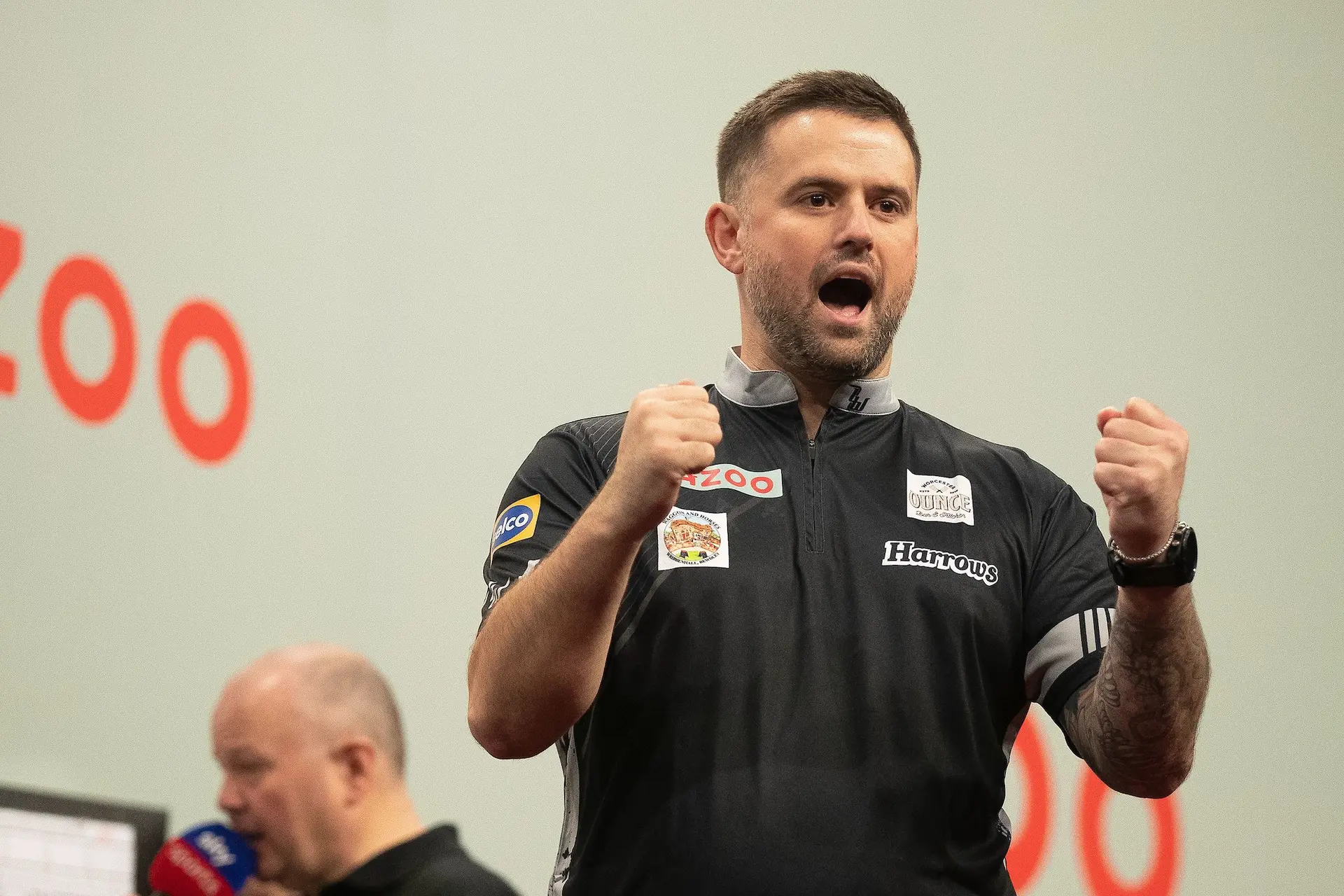 Woodhouse safely progresses past Ukrainian trailblazer Omelchenko to set up Price clash at PDC World Darts Championship