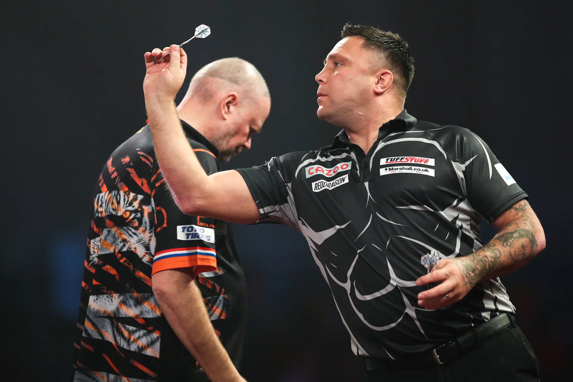 "I wanted to get the win over Raymond so he could zip it a bit": Price delighted to snap winless streak against Van Barneveld on TV