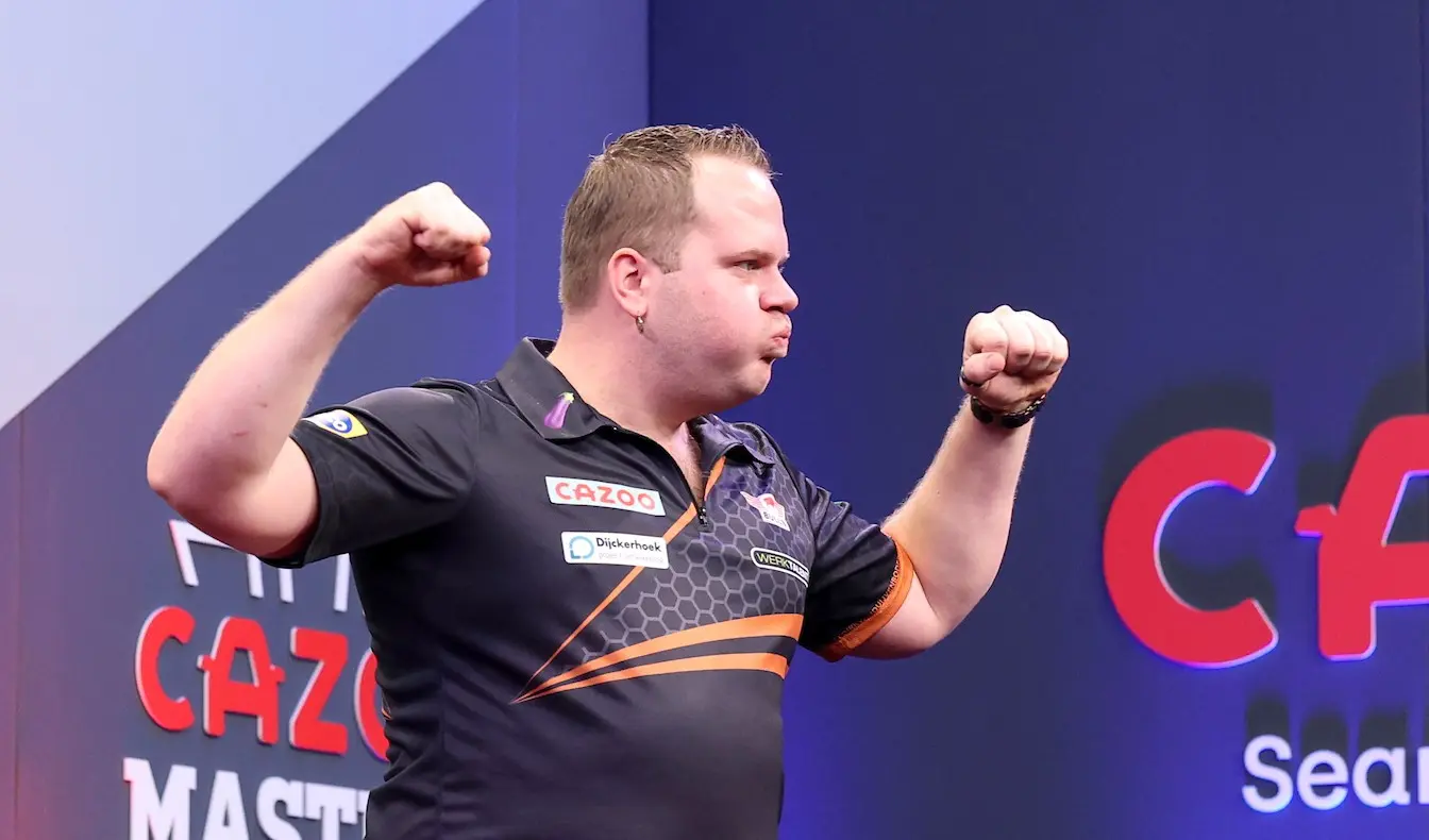 Dazzling Dirk van Duijvenbode seals first PDC ranking title of 2023 with superb win over Searle in Players Championship 4 Final