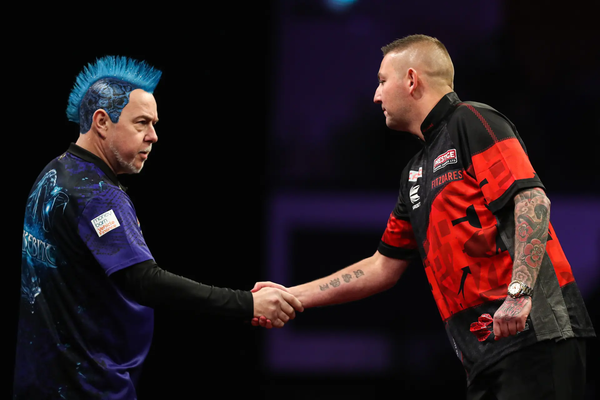 Field of participants for the German Darts Open including Wright, Chisnall, Humphries, Rock & Aspinall