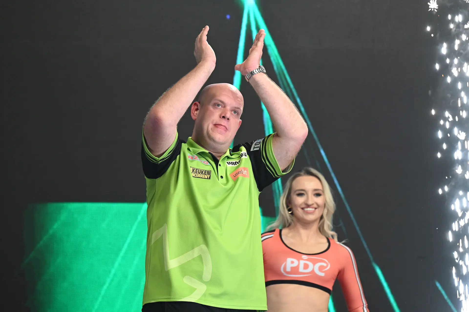 Standings Premier League Darts after Night Four: Van Gerwen takes lead after reigning supreme in Dublin