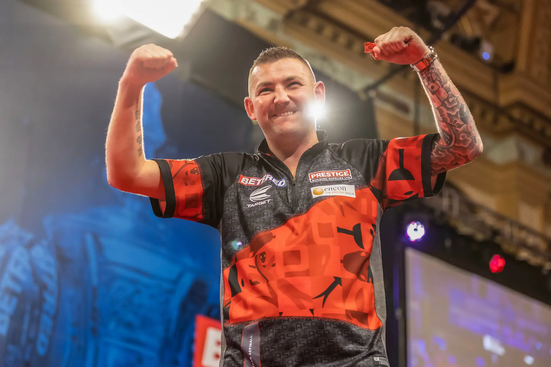 Aspinall beams after win against Dobey: "I'm sick of runners up trophies"
