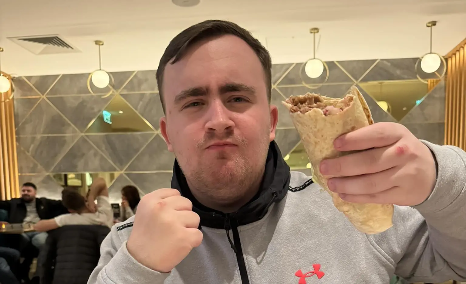 Luke Littler offered free kebabs for rest of his life at London kebab house if he claims world title